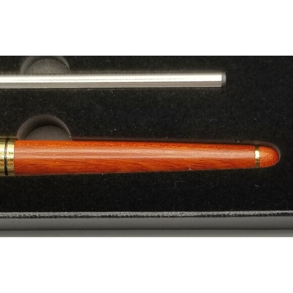 Beiluner pen set, featuring a rosewood pen walnut finish boxed unused - Picture 3 of 8